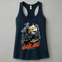 Call Of Duty Halloween Gulag Tryhards Never Die Distressed Womens Tank Top