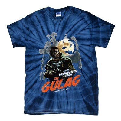 Call Of Duty Halloween Gulag Tryhards Never Die Distressed Tie-Dye T-Shirt
