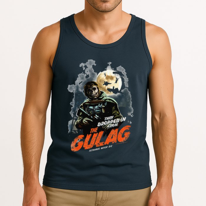 Call Of Duty Halloween Gulag Tryhards Never Die Distressed Tank Top