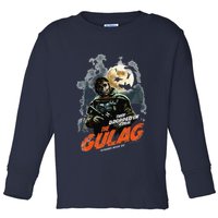 Call Of Duty Halloween Gulag Tryhards Never Die Distressed Toddler Long Sleeve Shirt