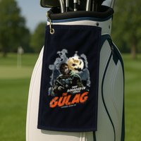 Call Of Duty Halloween Gulag Tryhards Never Die Distressed Golf Towel