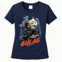 Call Of Duty Halloween Gulag Tryhards Never Die Distressed Womens T-Shirt