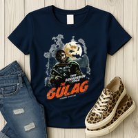 Call Of Duty Halloween Gulag Tryhards Never Die Distressed Womens T-Shirt