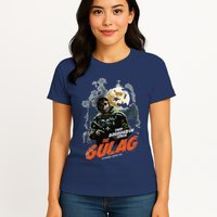 Call Of Duty Halloween Gulag Tryhards Never Die Distressed Womens T-Shirt
