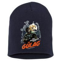 Call Of Duty Halloween Gulag Tryhards Never Die Distressed Short Acrylic Beanie
