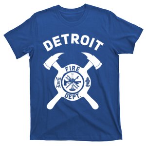 City Of Detroit Fire Departt Michigan Firefighter Gift T-Shirt