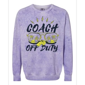 Coach Off Duty Summer Vacation Colorblast Crewneck Sweatshirt