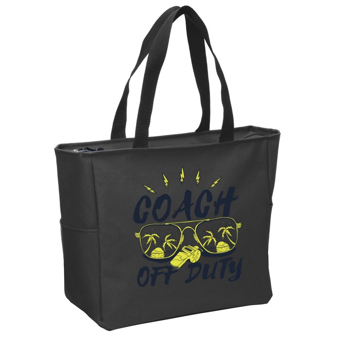 Coach Off Duty Summer Vacation Zip Tote Bag