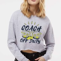 Coach Off Duty Summer Vacation Cropped Pullover Crew