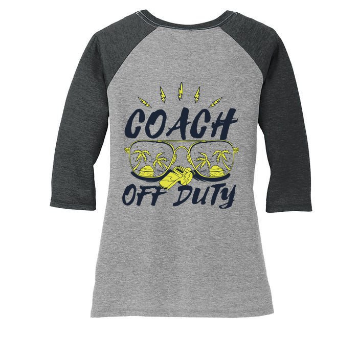 Coach Off Duty Summer Vacation Women's Tri-Blend 3/4-Sleeve Raglan Shirt