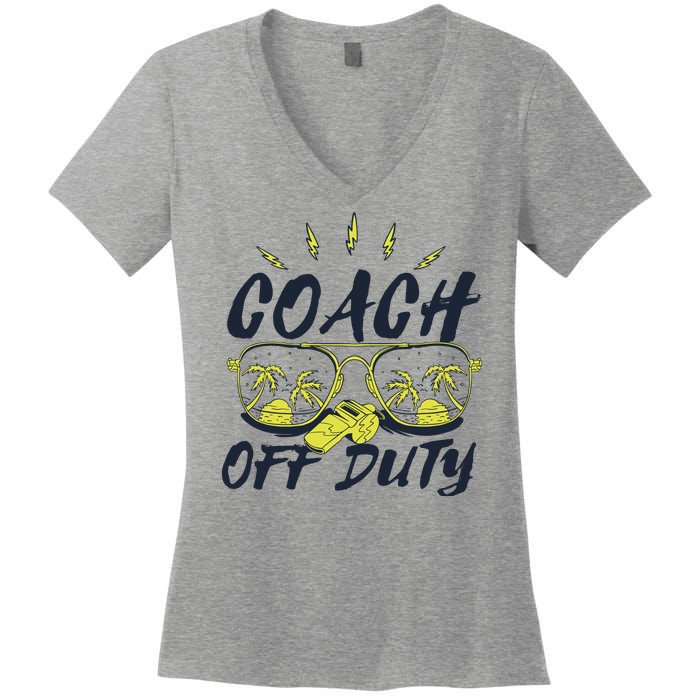 Coach Off Duty Summer Vacation Women's V-Neck T-Shirt