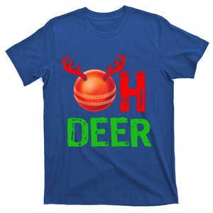 Cricket Oh Deer Meaningful Gift Funny Christmas Reindeer T-Shirt