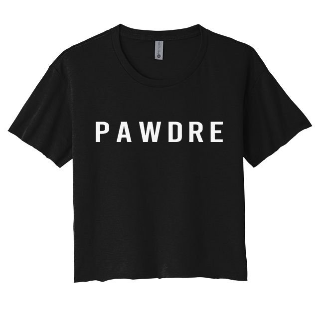 Cat Or Dog Dad Pawdre Fathers Day Gift Crop Top