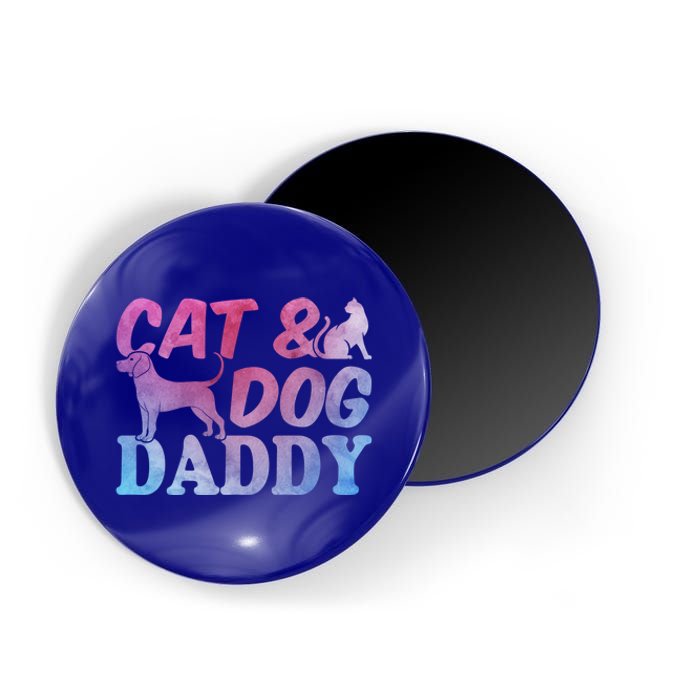 Cat Owner Dog Owner Daddy Cat Lover Gift Cat And Dog Daddy Gift Magnet