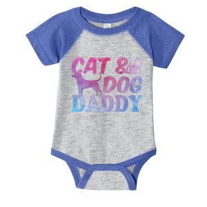 Cat Owner Dog Owner Daddy Cat Lover Gift Cat And Dog Daddy Gift Infant Baby Jersey Bodysuit