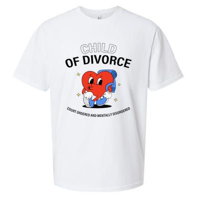 Child Of Divorce Court Ordered And Mentally Disordered Sueded Cloud Jersey T-Shirt