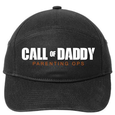 Call Of Daddy Parenting Ops Dad 7-Panel Snapback Hat