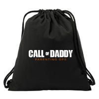 Call Of Daddy Parenting Ops Dad Drawstring Bag