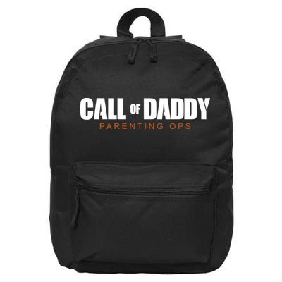 Call Of Daddy Parenting Ops Dad 16 in Basic Backpack