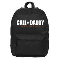 Call Of Daddy Parenting Ops Dad 16 in Basic Backpack