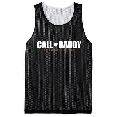 Call Of Daddy Parenting Ops Dad Mesh Reversible Basketball Jersey Tank