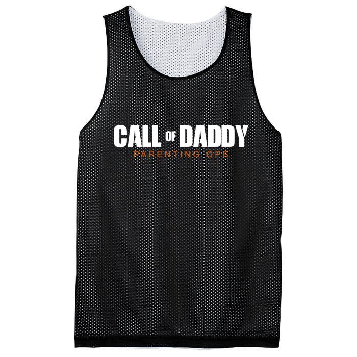 Call Of Daddy Parenting Ops Dad Mesh Reversible Basketball Jersey Tank