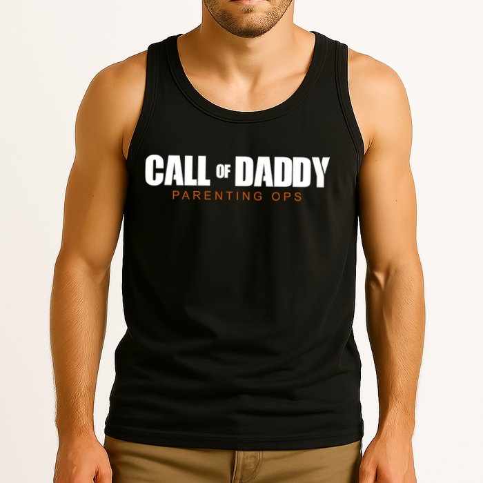Call Of Daddy Parenting Ops Dad Tank Top
