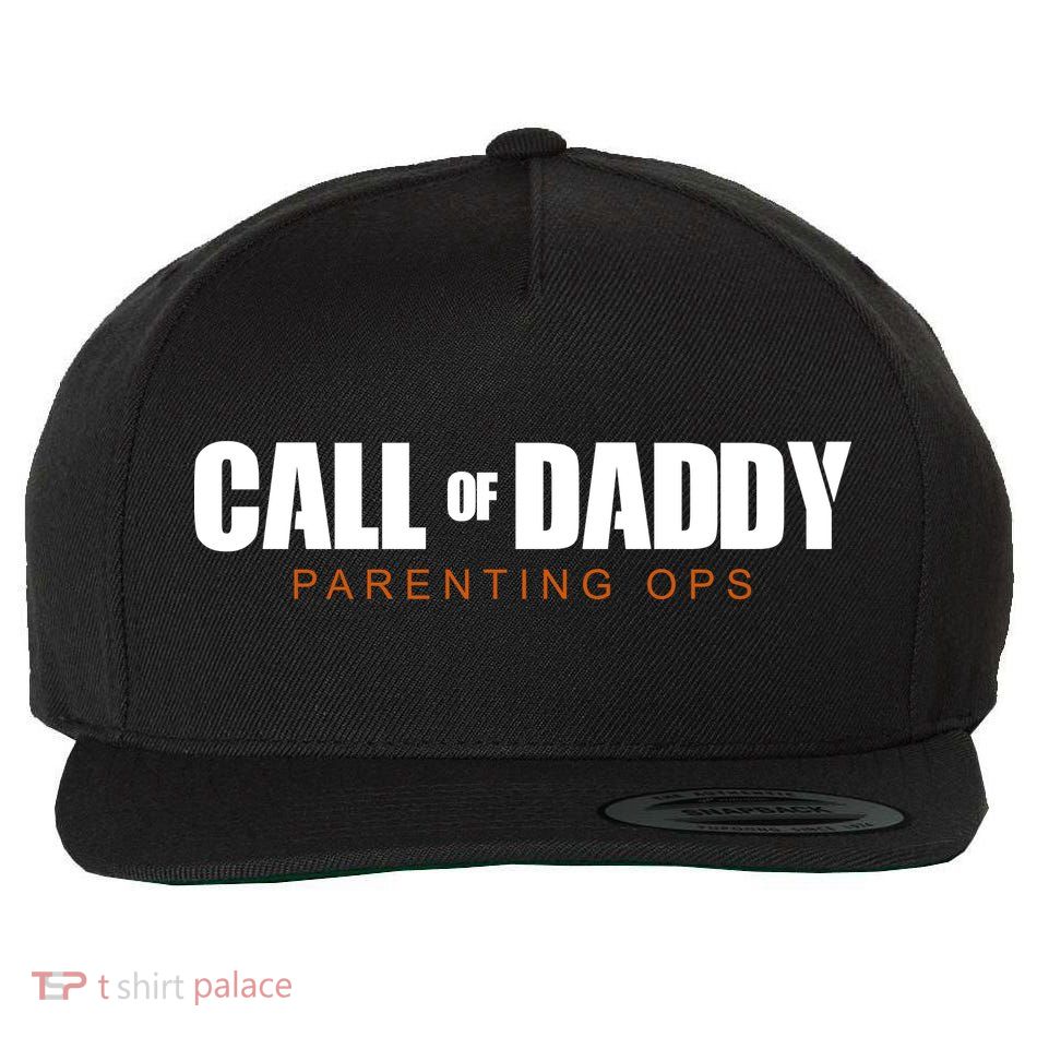 Call Of Daddy Parenting Ops Dad Wool Snapback Cap
