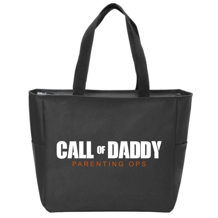 Call Of Daddy Parenting Ops Dad Zip Tote Bag