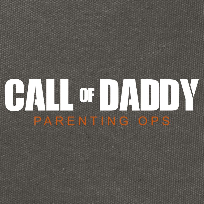 Call Of Daddy Parenting Ops Dad Cotton Canvas Backpack