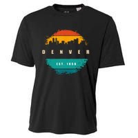 City Of Denver Colorado Cooling Performance Crew T-Shirt