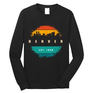 City Of Denver Colorado Long Sleeve Shirt