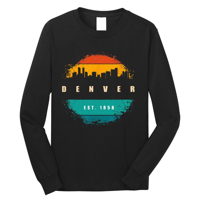 City Of Denver Colorado Long Sleeve Shirt