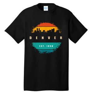 City Of Denver Colorado Tall T-Shirt