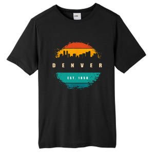 City Of Denver Colorado Tall Fusion ChromaSoft Performance T-Shirt