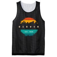 City Of Denver Colorado Mesh Reversible Basketball Jersey Tank