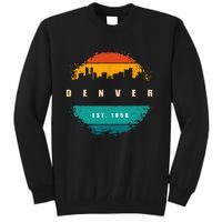 City Of Denver Colorado Tall Sweatshirt