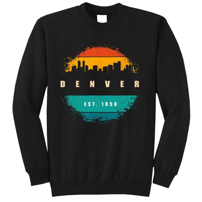 City Of Denver Colorado Tall Sweatshirt