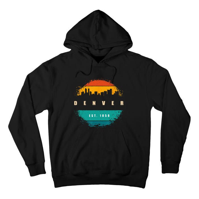 City Of Denver Colorado Tall Hoodie