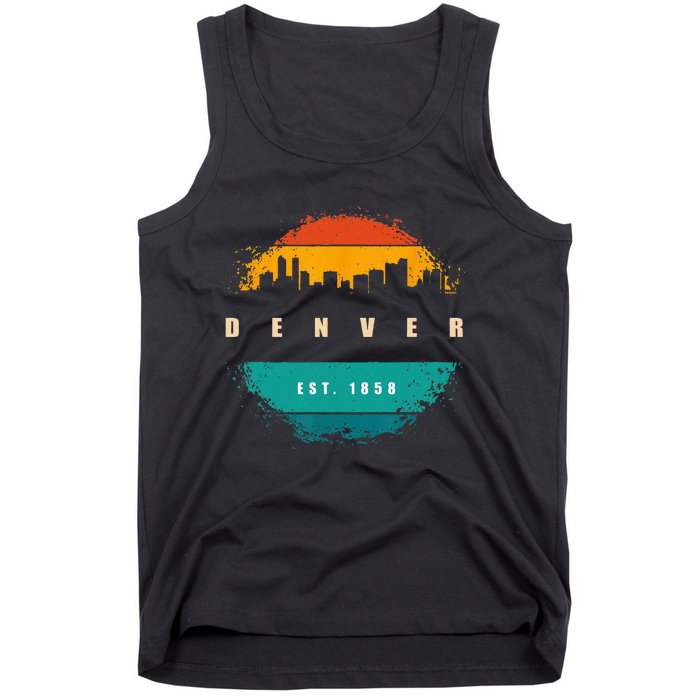 City Of Denver Colorado Tank Top