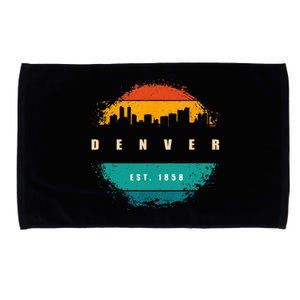 City Of Denver Colorado Microfiber Hand Towel