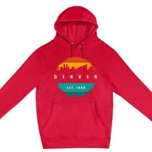 City Of Denver Colorado Premium Pullover Hoodie