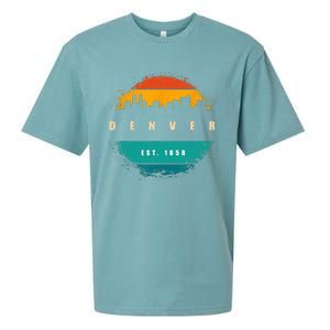 City Of Denver Colorado Sueded Cloud Jersey T-Shirt