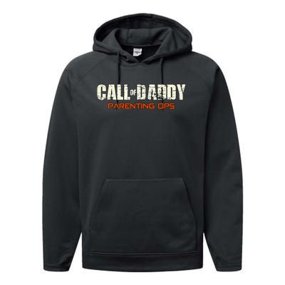 Call Of Daddy: Parenting Ops Performance Fleece Hoodie