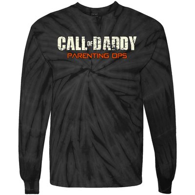 Call Of Daddy: Parenting Ops Tie-Dye Long Sleeve Shirt