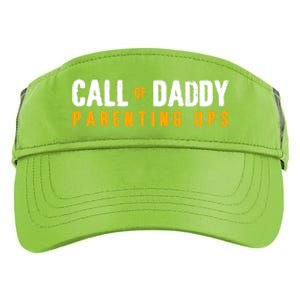 Call Of Daddy Parenting Ops Apparel Funny Dad Apparel From S Adult Drive Performance Visor