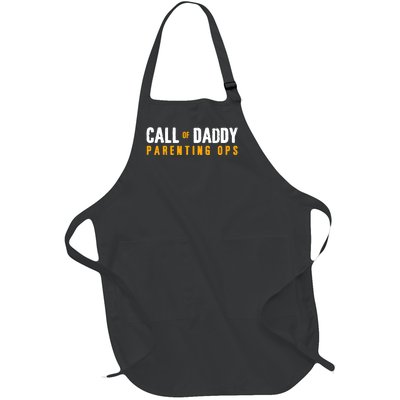 Call Of Daddy Parenting Ops Apparel Funny Dad Apparel From S Full-Length Apron With Pockets