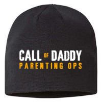 Call Of Daddy Parenting Ops Apparel Funny Dad Apparel From S Sustainable Beanie