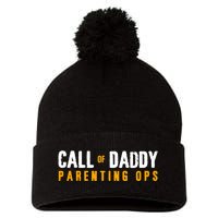 Call Of Daddy Parenting Ops Apparel Funny Dad Apparel From S Pom Pom 12in Knit Beanie