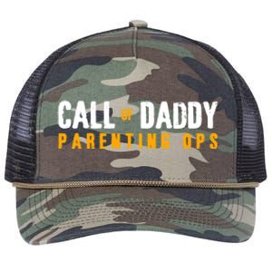 Call Of Daddy Parenting Ops Apparel Funny Dad Apparel From S Retro Rope Trucker Hat Cap